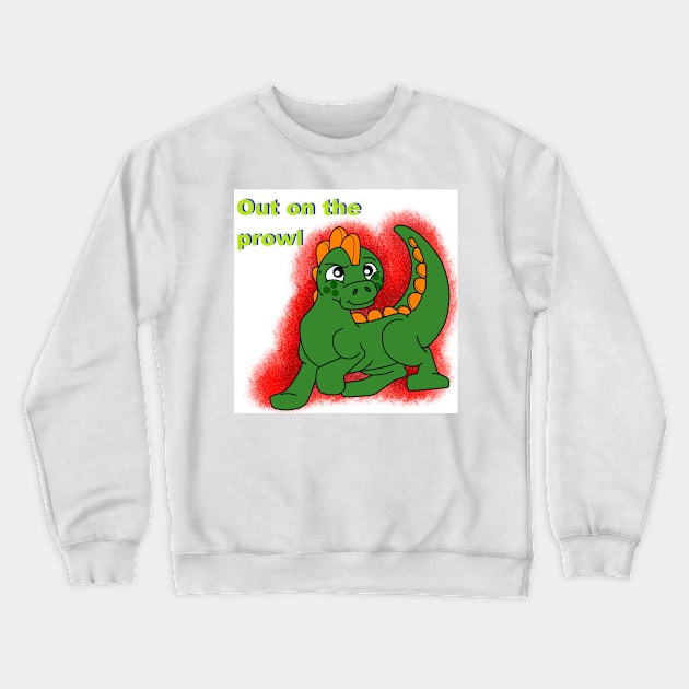 On the Prowl Crewneck Sweatshirt by RockyHay